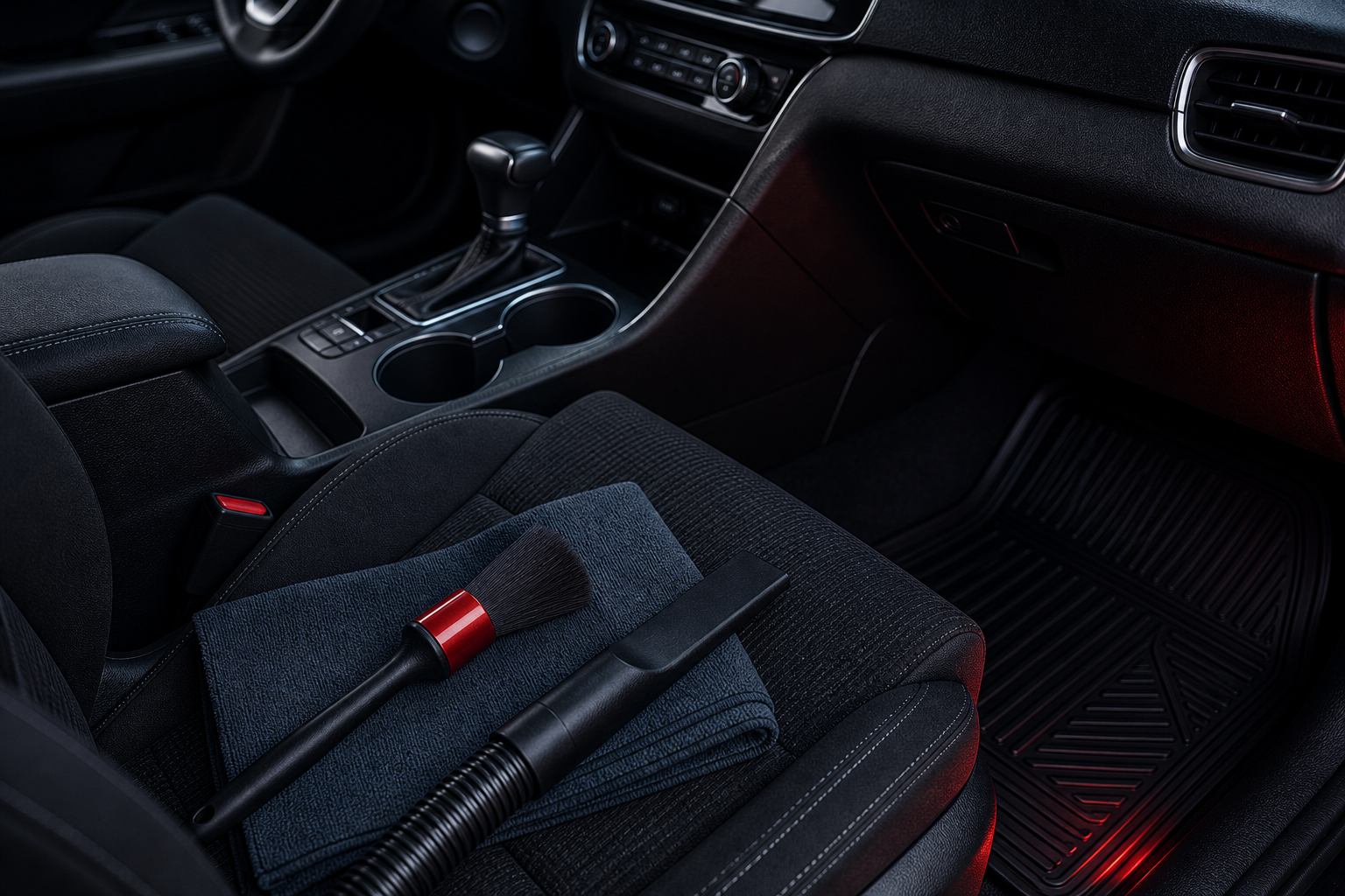 Clean interior detail work